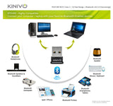 Kinivo BTD-400 Bluetooth 4.0 Low Energy USB Adapter - Works With Windows 10 / 8.1 / 8 / Windows 7 / Vista, Raspberry Pi , Linux