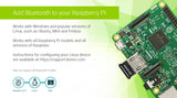 Kinivo BTD-400 Bluetooth 4.0 Low Energy USB Adapter - Works With Windows 10 / 8.1 / 8 / Windows 7 / Vista, Raspberry Pi , Linux